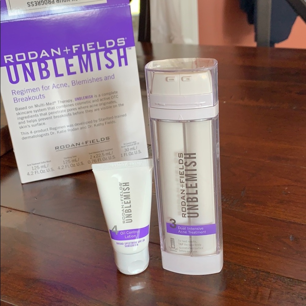 Rodan and fields unblemish, step 3 and step 4